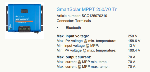 mppt sizing calculator results